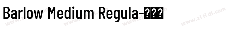 Barlow Medium Regula字体转换